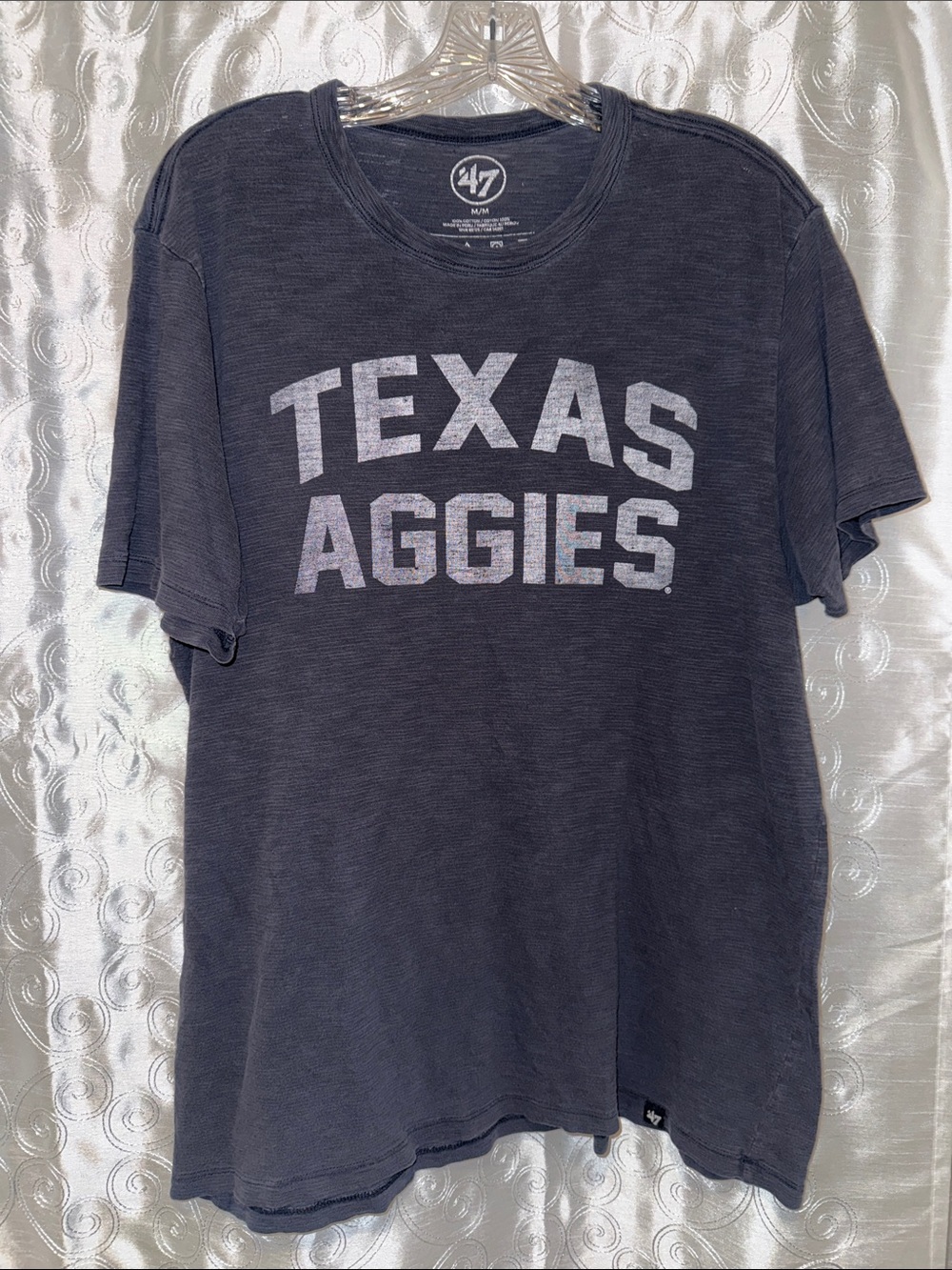 47 Texas A&M Aggies Graphic Tee - Charcoal Gray Men’s Size Medium 🔥 G12